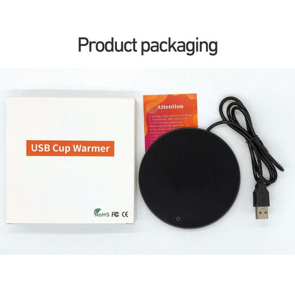 Smart USB Coffee Mug Warmer Tea Milk Cup Heater Pad Heating Plate Office Home AU