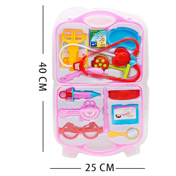 Play Educational Doctor Case Kit Medical Set Hospital Supply Toy Kids Boys Girls