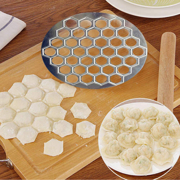 37 Holes Dumpling Mould Maker Ravioli Aluminum Mold Pelmeni Kitchen DIY Tool