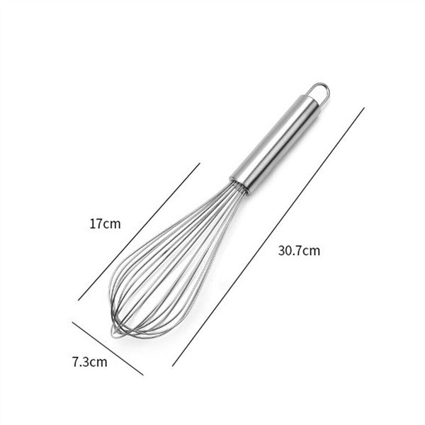 Large Stainless Steel Whisk Egg Beater Gravy Sauce Mix Mixer Kitchen Whisker