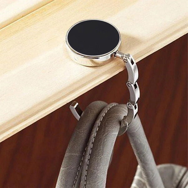 Portable Folding Alloy Purse Handbag Bag Hanger Hook Holder Table Hook Storage