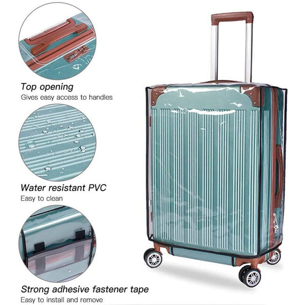 PVC Travel Luggage Suitcase Case Cover Waterproof Luggage Protective Cover