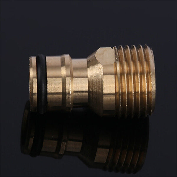 2pcs Australian Brass Tap Adaptor Male 15mm 1/2" 12mm Snap On Fitting Hose