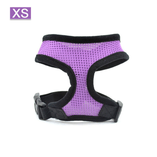 Pet Dog Cat Puppy Soft Leash VEST Mesh Breathe Adjustable Harness Braces Clothes