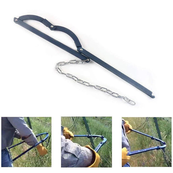 Texas Fence Fixer Iron Garden Fence Repair Tool Heavy Duty Barbed Wire Tightener