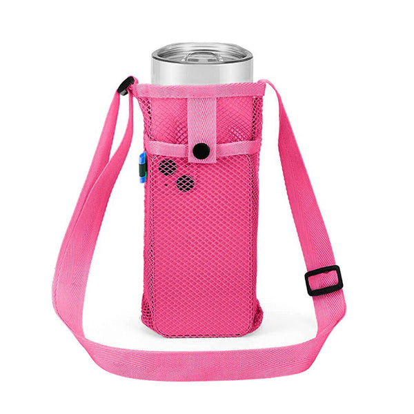 Water Bottle Holder Water Bottle Carrier with Adjustable Shoulder Strap Bag