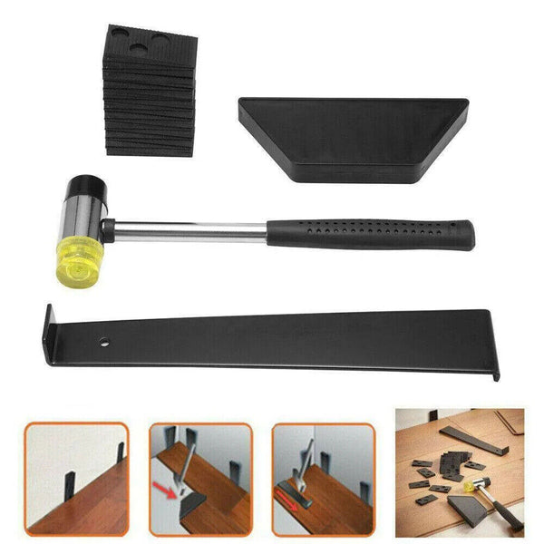 33pcs Wood Laminate Flooring Installation Tool Kit Floor Fitting Set + 30 Spacer