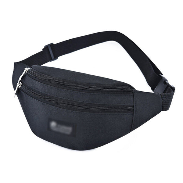 Running Hiking Travel Sport Bum Bag Waterproof Money Belt Phone Waist Zip Pouch