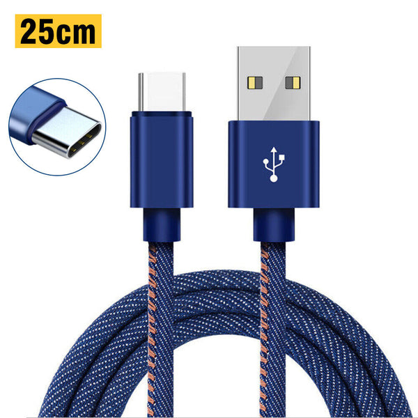 2X FAST CHARGE USB-C Cable For Samsung S8 S9 S10 S20 S21 S22 S23 Ultra Plus Note