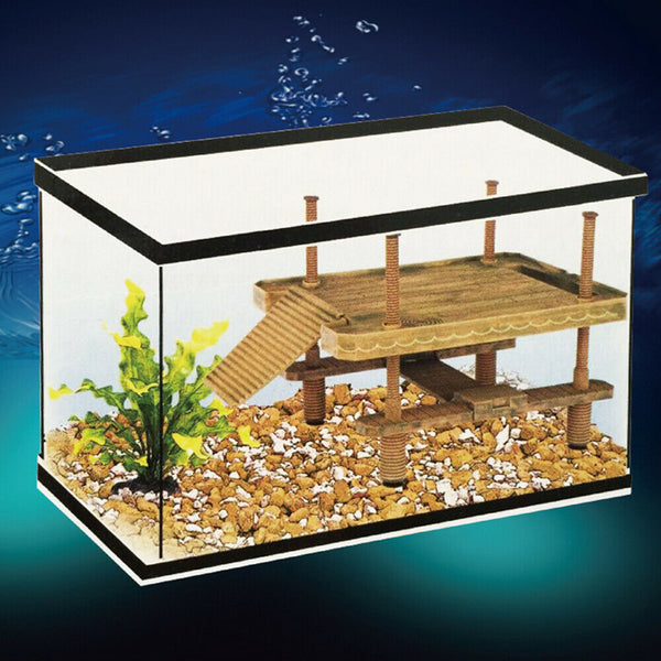 Turtle Pier Basking Platform Aquarium Fish Tank Reptile Floating Dock Pier Decor