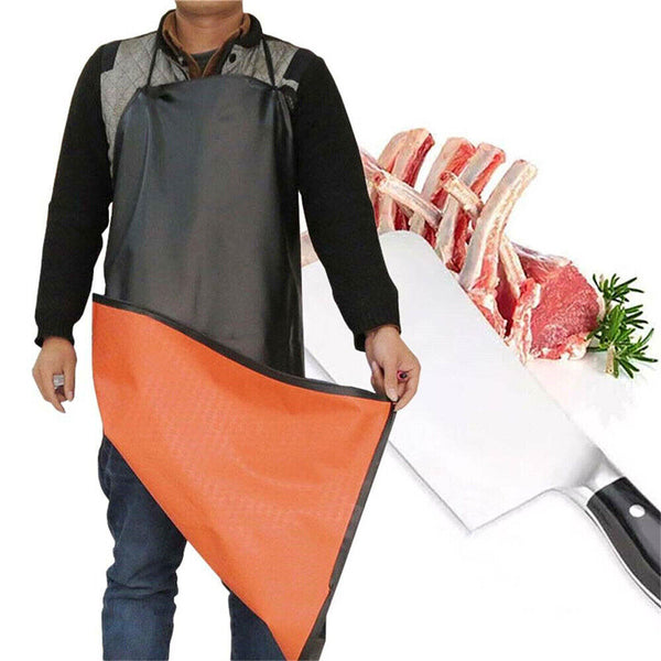 Waterproof Apron PVC Apron Chef Butcher Work Heavy duty Royal Black