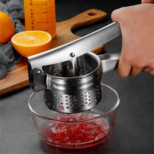 Potato Ricer Masher Fruit Stainless Steel Press Professional Juicer Puree Gnocch