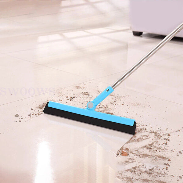 1/2pcs Floor Squeegee Wiper Broom Floor Tile Bathroom/Kitchen Clean Long Handle