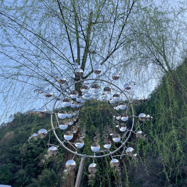 Unique and Magical Metal Windmill Kinetic Metal Wind Spinners Garden Decoration