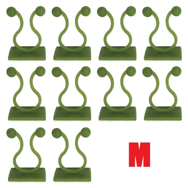 10-50x Invisible Plant Climbing Wall Clip Sticky Hook Vines Fixing Rattan Clips