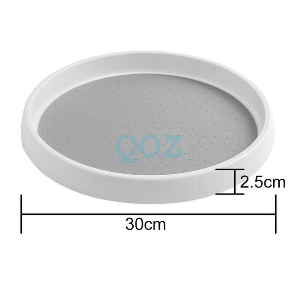 1/2* 25/30cm Non-Skid Turntable Pantry Tray FORLazy Susan Storage Organizer Rack