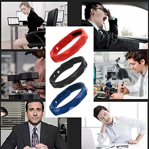 1/2/3 Far Infrared Negative Ions Wristband Anti-Static Silicone Sport Bracelets