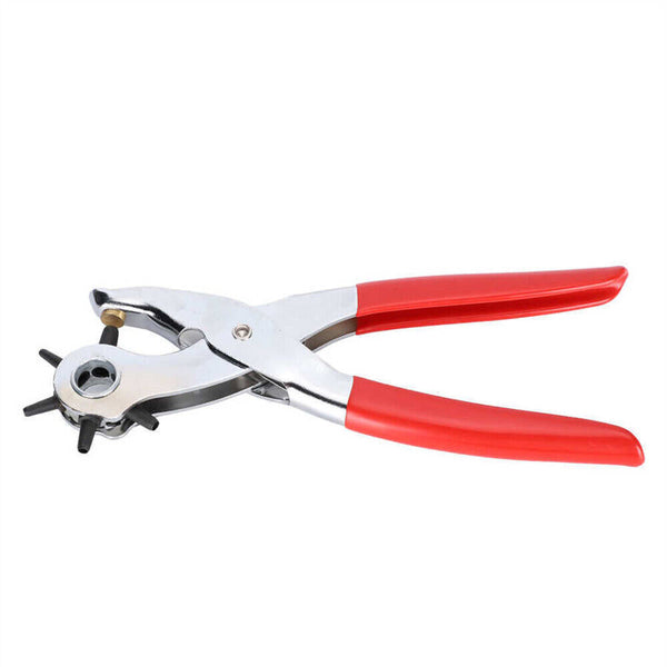 Leather Belt Eyelet Hole Punch Plier Puncher Craft Hand Tool 2mm-4.5mm Revolving