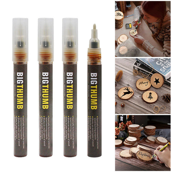 Easy Use Fast Chemical Woodburning Pen Scorch Marker Painting For DIY Projects