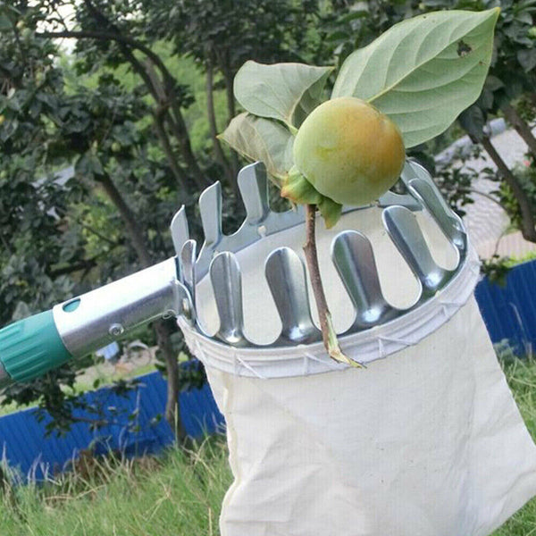 16cm Fruit Picker with Bag Basket Garden Farm Fruit Catcher Harvest Picking Tool