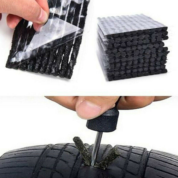 50PC Tyre Repair Plugs Car Tire Puncture Recovery Tyre Tubeless Seal Plugs Strip