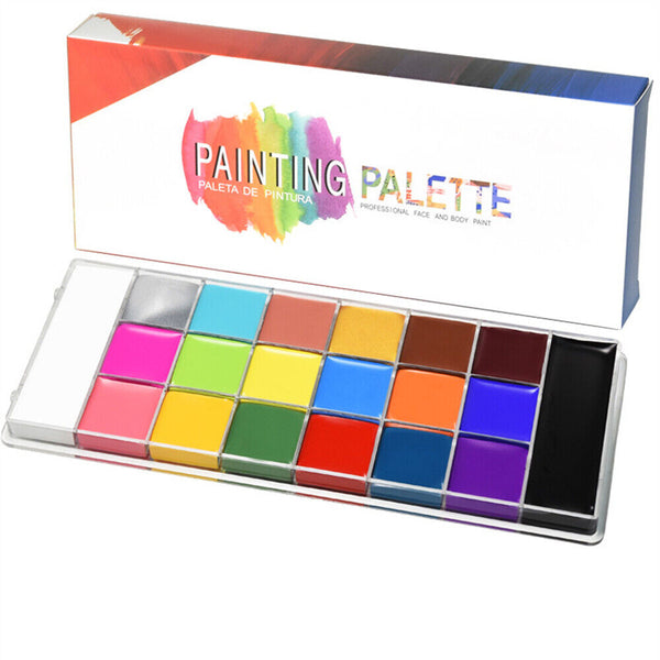 20 Colours Professional Face Painting Kit for Kids Adults Face Body Paint Set