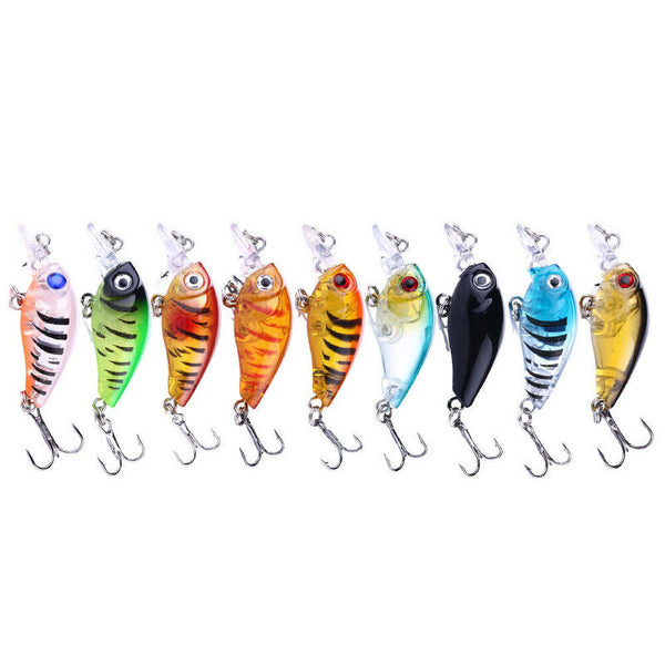 9PCS Fishing Lures For Bream Bass Trout Redfin Perch Cod Flathead Whiting Tackle