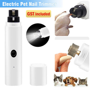 Electric Dog Cat Pet Nail Clippers Nail File Claw Grooming Nail Grinder Trimmer