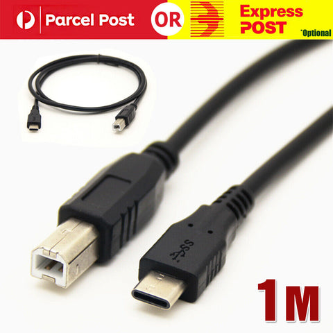 FINEST USB 3.1 Type C Male to USB 3.0 Type BM Printers Data Cable Adapter BM