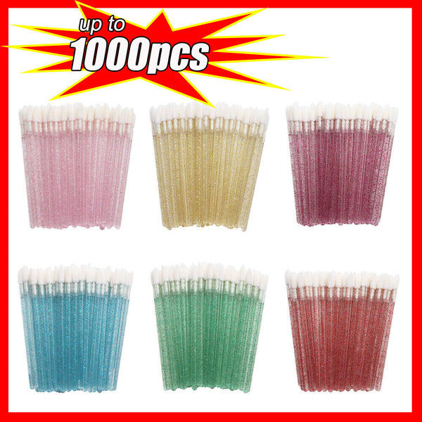 up to 1000x Lip Gloss Brush Disposable Wands Lipstick Eyelash Extension Removal