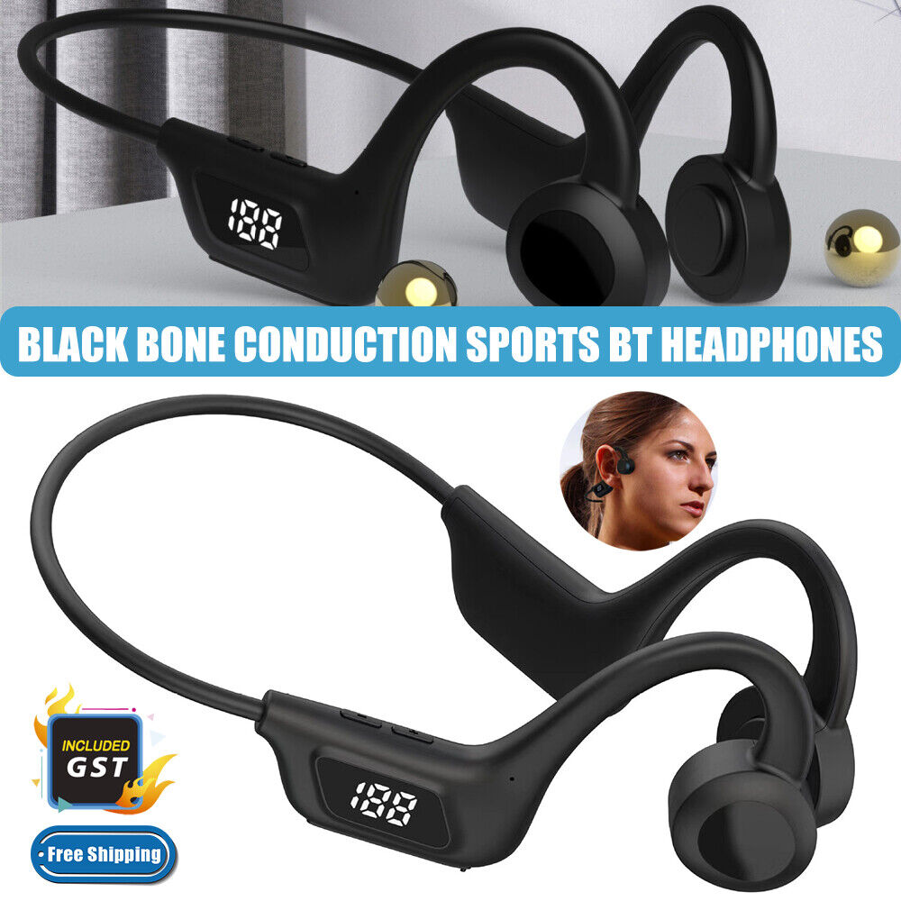 New Bone Conduction Headphones Wireless Bluetooth 5.2 Waterproof Sport Earphone