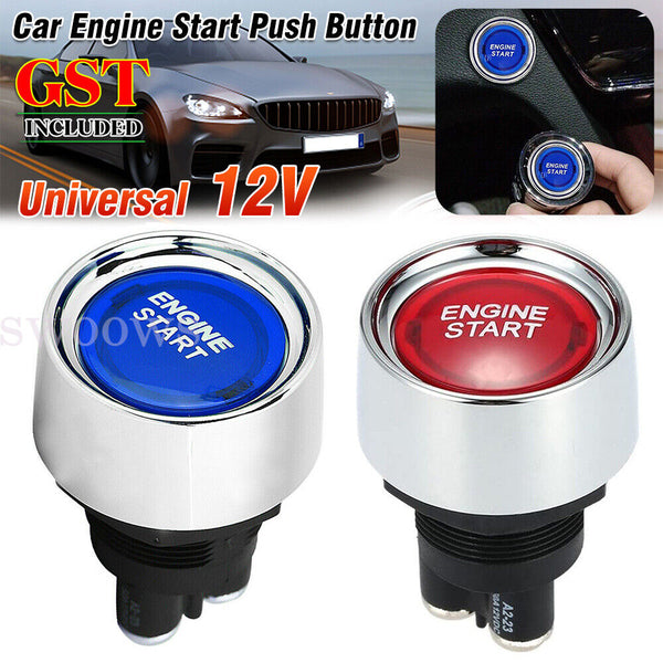 Universal 12V Car Engine Start Push Button On/Off Switch Ignition Starter