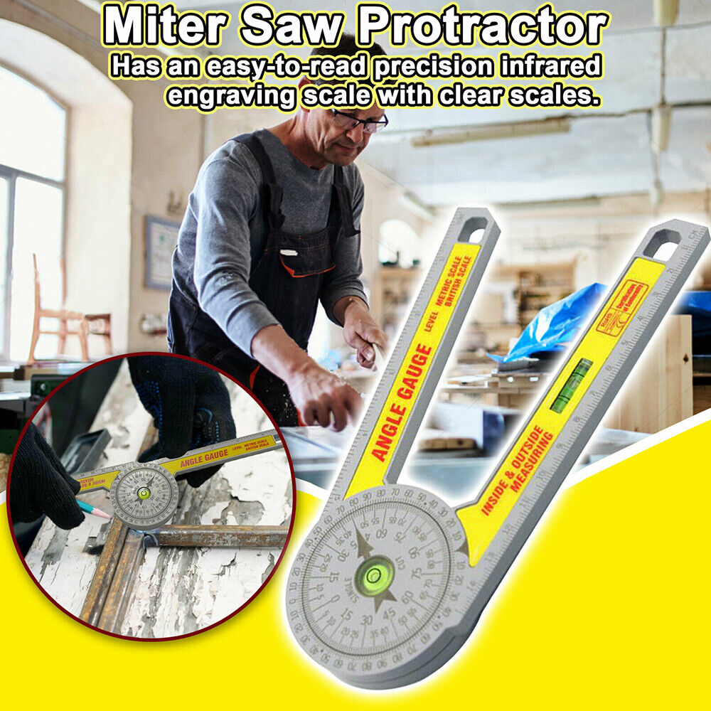 Digital Angle Finder Tool 2025 - Miter Saw Protractor With Scales For Woodworking & DIY Projects Digital Protractor