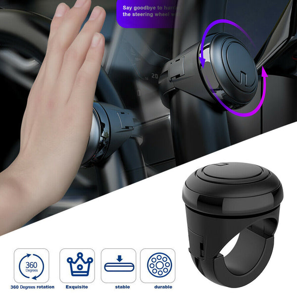 Rotate Car Driving Steering Wheel Bearing Turning Power Handle Spinner Knob 360d