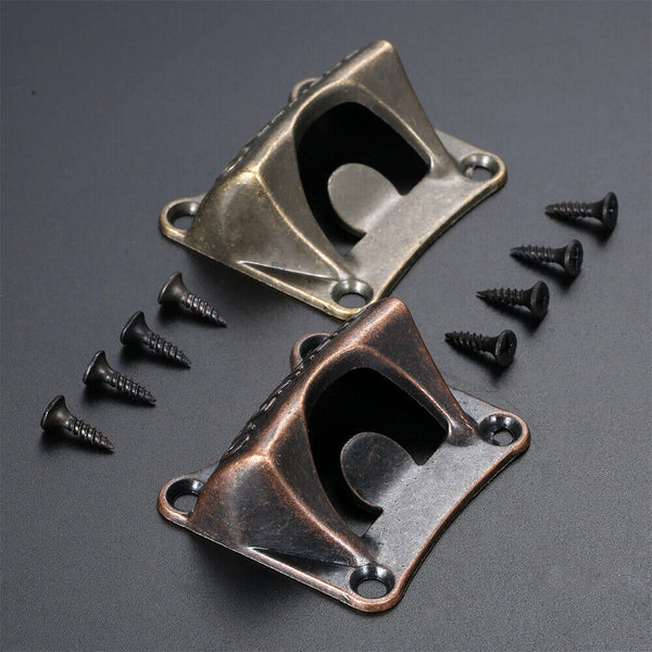 Metal Wall Mounted Bottle Opener Beer Cider Sparkling Crown Cap Barware