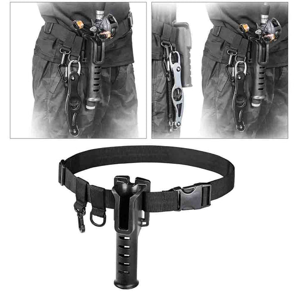 2022-Fishing Rod Holder Waist Belt Fishing Fight Belt Fishing Rod Support Belt