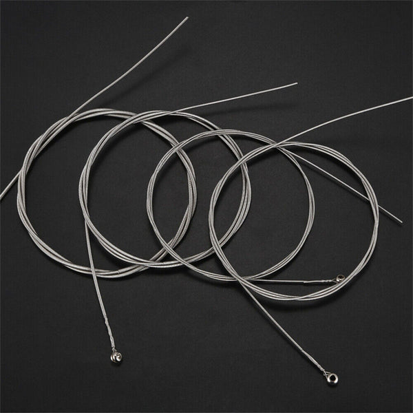 4pcs/set 4-String Bass Strings Gift for Beginner Steel Musical Instruments Parts