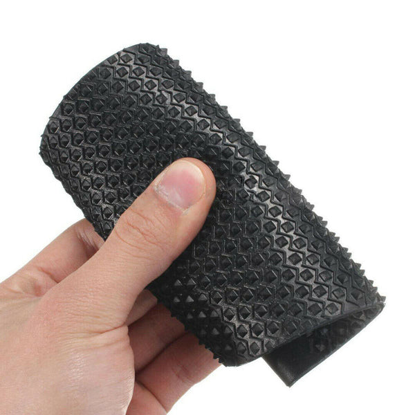 2Pairs Glue On Soles Shoe Repair Anti Slip Grip-rubber Pad Cushion Kit Black