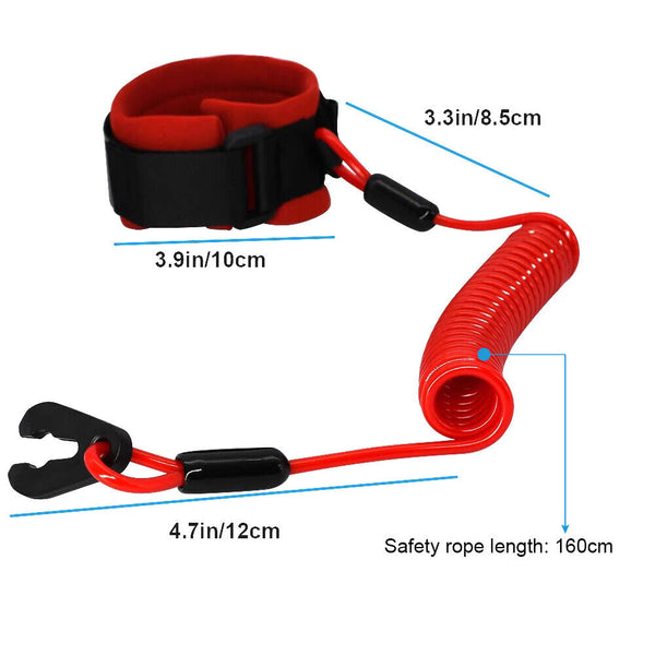 Boat Start Stop Kill Safety Lanyard for Yamaha Waverunner Emergency Stop