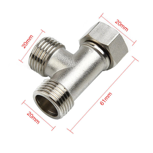 T-adapter 3 Ways Valve For Diverter Toilet Bidet Bath Shower Sprayer Head Parts