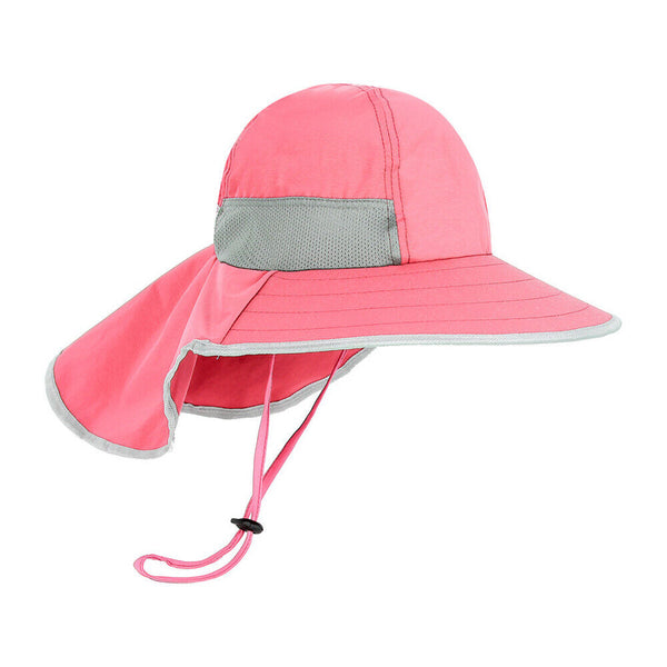 Children Kids Wide Brim Sun Hat Bucket UV Cap Outdoor Travel Summer Beach Hat