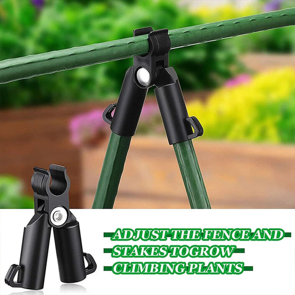 10pcs 11/16/20mm Garden Plant Support Bracket Connector Plant Climbing Pole