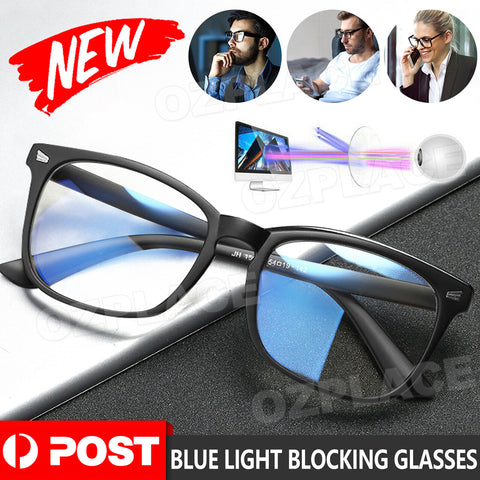 Blue light Blocking Computer Gaming Glasses Spectacles Anti Eyestrain Eyewear AU