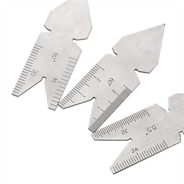 3PCS Centre Fishtail Thread Screw Cutting Cut Gauge Degree Angle Lathe Tool