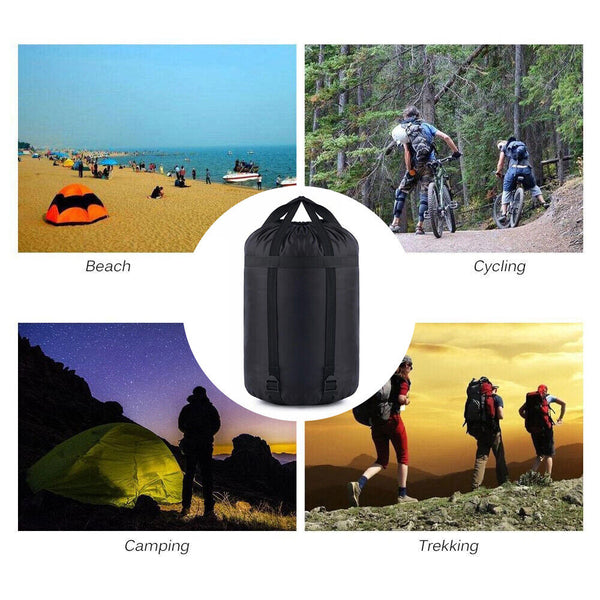 1/2Compression Sack Sleeping Bag Cover Pouch Clothing Outdoor Camping Waterproof