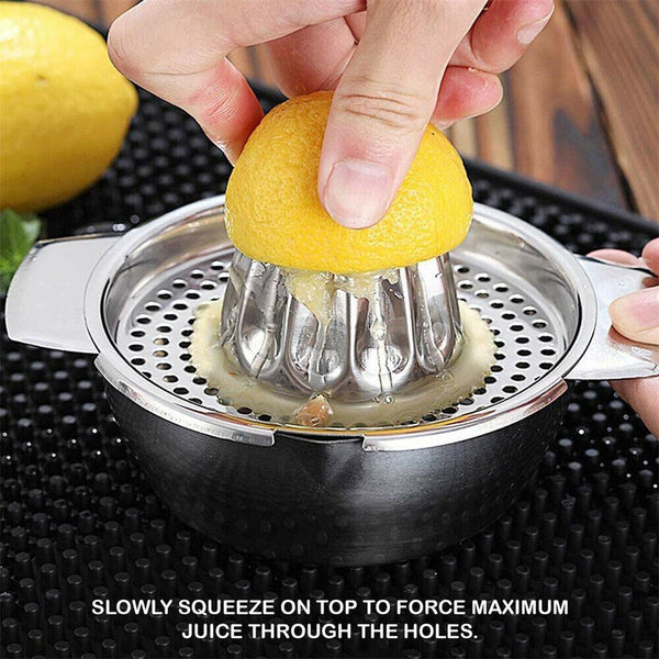 New Stainless Steel Fruit Lemon Citrus Orange Juicer /Manual Press Squeezer