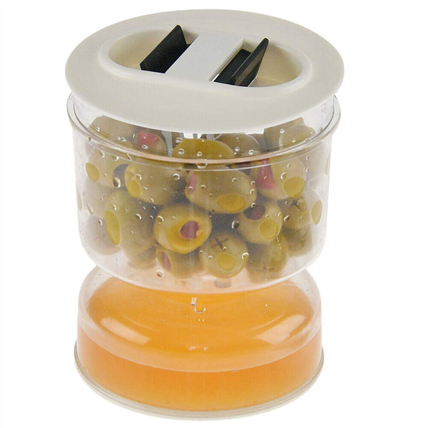 Pickle Jar Hourglass Can Dry Wet Separate Flip Airtight Food Storage Container