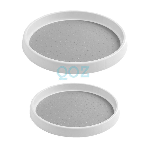 1/2* 25/30cm Non-Skid Turntable Pantry Tray FORLazy Susan Storage Organizer Rack