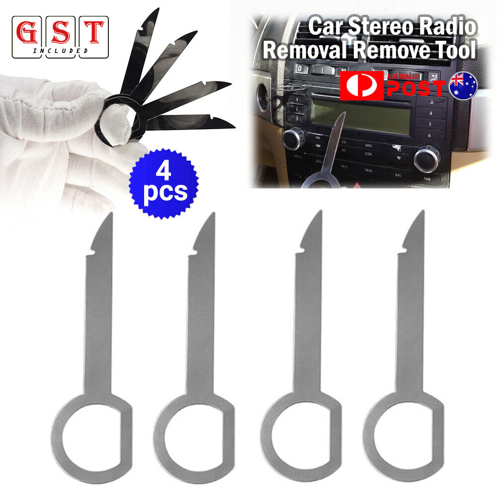 4 pcs Car Stereo Radio Removal Remove Tool 4 Keys For Audi For Mercedes-Benz VW