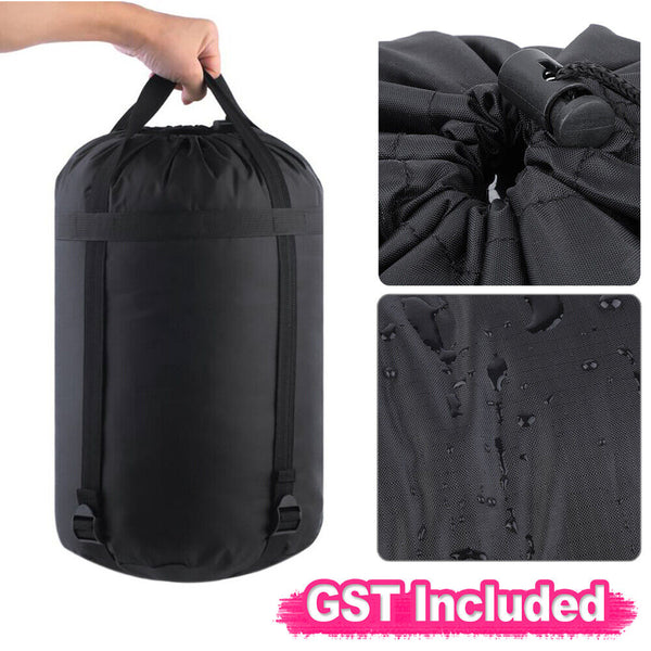 1/2Compression Sack Sleeping Bag Cover Pouch Clothing Outdoor Camping Waterproof